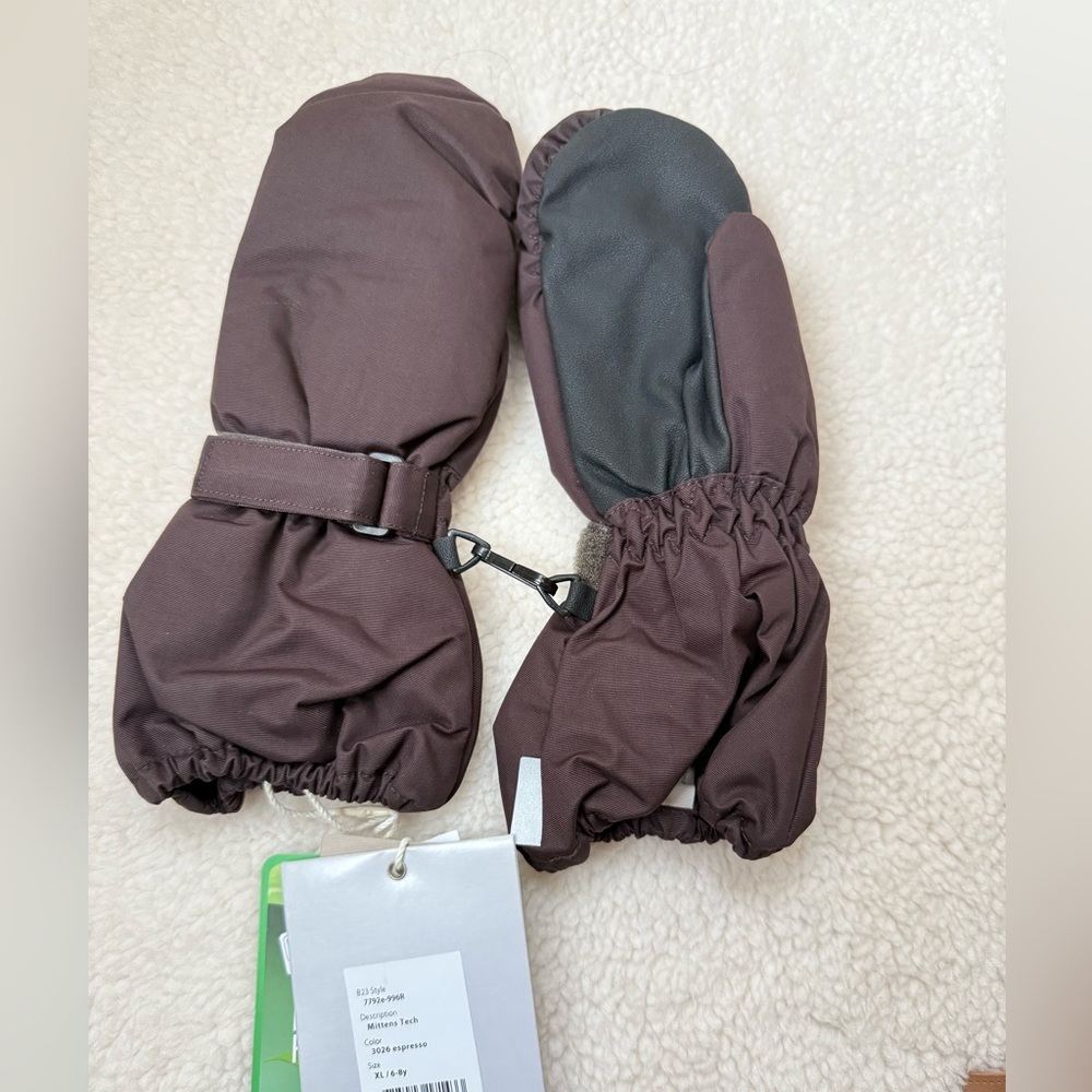 Kid’s wheat MITTENS TECH snow gloves